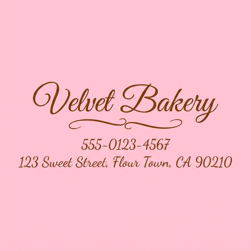 Velvet Bakery Back